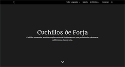 Desktop Screenshot of cuchillosdeforja.com